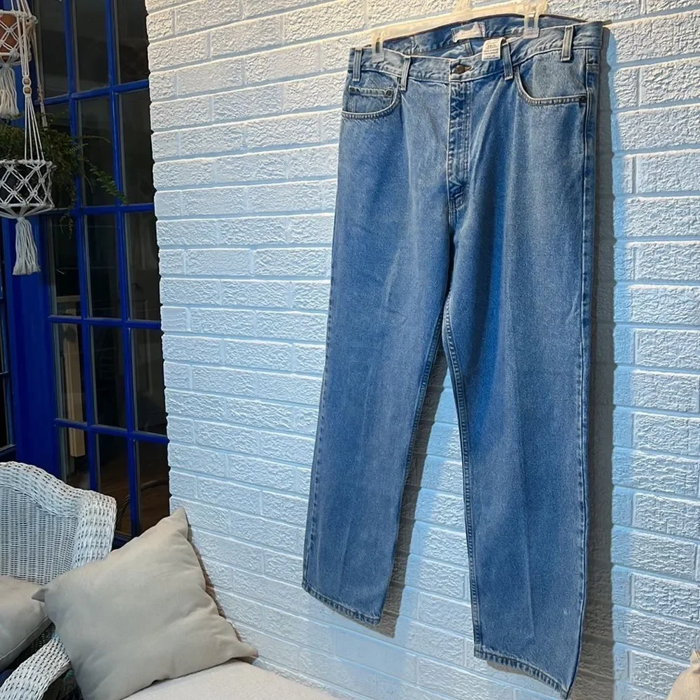 Mens Levi’s Straus Signature Jeans 40W 30 L
